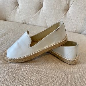 Soludos leather platform slipper size 7